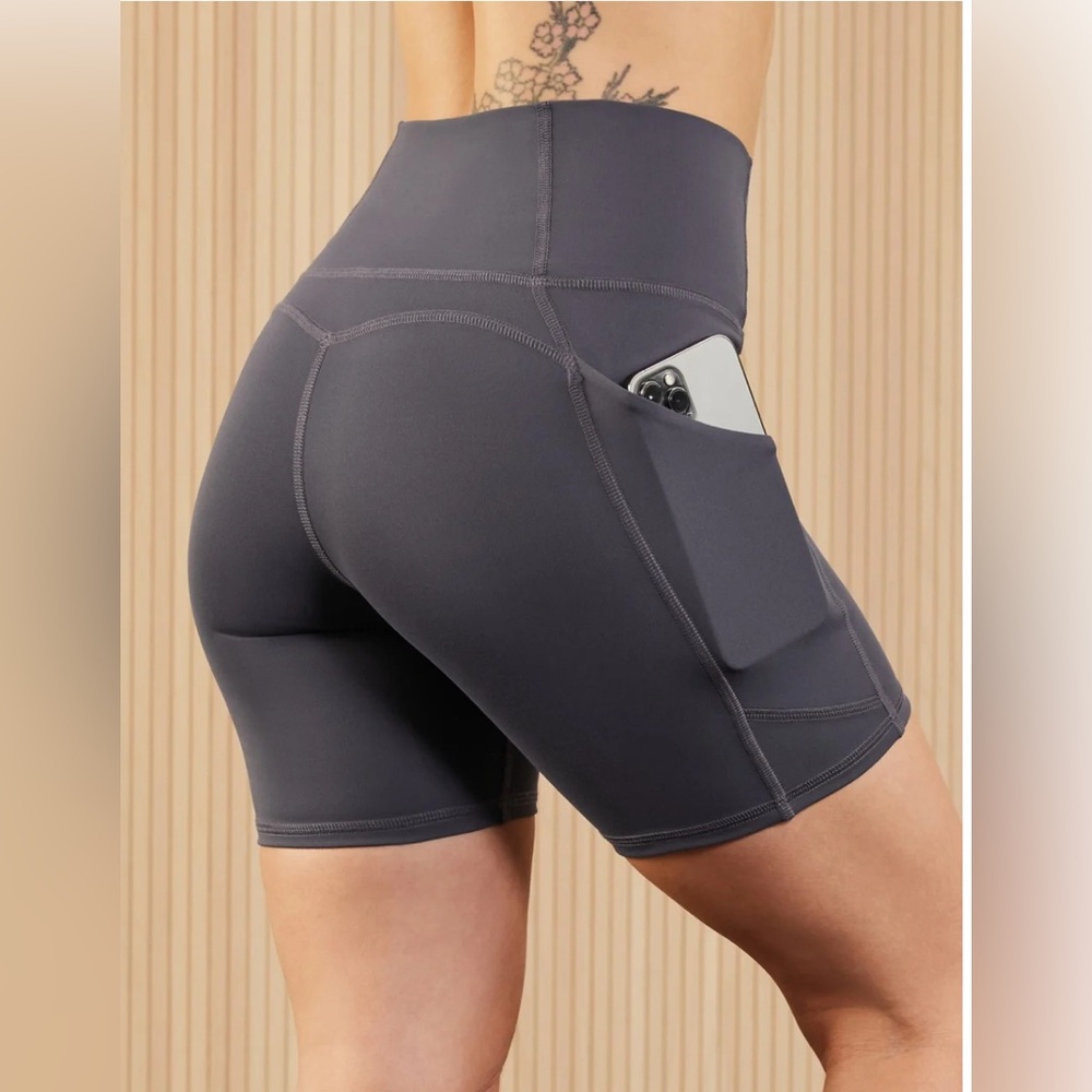 Fabletics Oasis PureLuxe High-Waisted 6'' Shorts